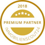 Wir sind Premium Partner 2018 von immoscout24.de